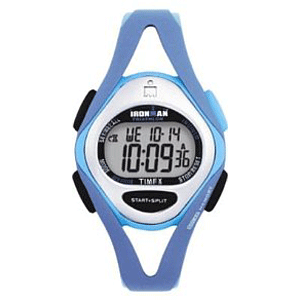 Timex Ironman Triathlon Sleek 50-Lap Mid-Size Light Blue/Silver