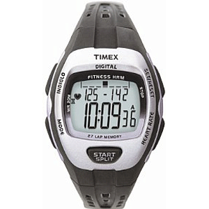 Timex Zone Trainer Digital Heart Rate Monitor Black/Purple Watch