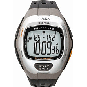 Timex Zone Trainer Digital Heart Rate Monitor Dark Gray Watch