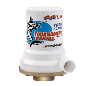 Rule Tournament Series Bonze Base 1600 GPH Livewell Pump