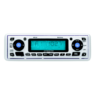 Poly-Planar MR-40W AM/FM/CD/MP3/WMA Marine Stereo w/ USB Port