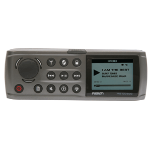 Fusion MS-CD500G Marine Sirius, Multi Zone Stereo - Grey