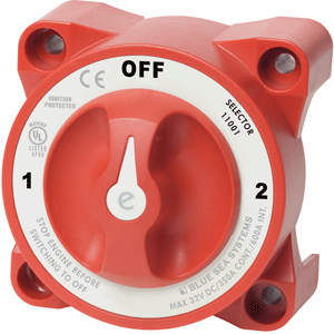 Blue Sea 11001 e-Series Battery Switch w/ Alternator Field Disco