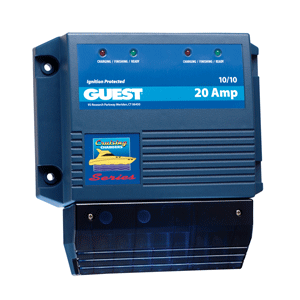 Guest 2622A Dual Bank Battery Cruising Charger - 20 Amp