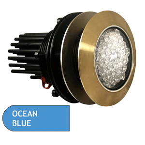Ocean LED 3010FM 180 Degree Flush Mount Underwater Light - Super Blue