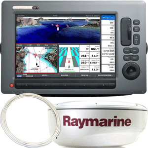 Raymarine C120W/RD418D/10M Cable System Pack