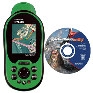 Delorme PN-30 GPS w/ Navionics HotMaps Explorer DVD