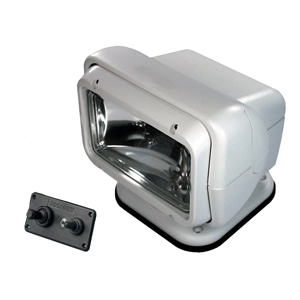 Golight Permanent Mount Searchlight w/Dash Mounted Remote - Whit Golight Permanent Mount Searchlight w/Dash Mounted Remote - Whit