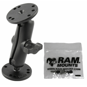 RAM Mount Double Socket Arm f/Garmin Marine Fixed Mount GPS 1"