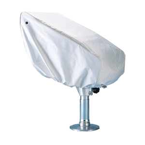 CE Smith Helm Chair Cover - Soft White Vinyl w/ Vents