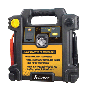 COBRA ELECTRONICS Jump Start Pwrpk 500amps@1200W