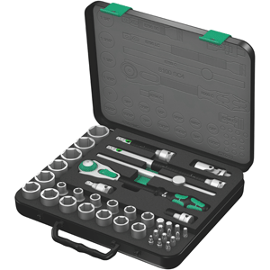 Wera Zyklop 38 Piece Imperial Ratchet Set 1/2" Drive w/Case Wera Zyklop 38 Piece Imperial Ratchet Set 1/2" Drive w/Case