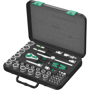 Wera Zyklop 43 Piece Metric Ratchet Set 3/8" Drive w/Case Wera Zyklop 43 Piece Metric Ratchet Set 3/8" Drive w/Case