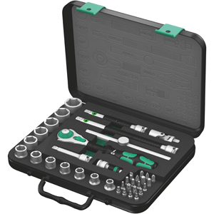 Wera Zyklop 38 Piece Imperial Ratchet Set 3/8" Drive w/Case Wera Zyklop 38 Piece Imperial Ratchet Set 3/8" Drive w/Case