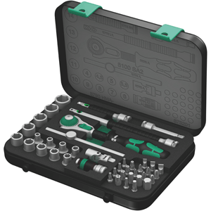 Wera Zyklop 42 Piece Metric Ratchet Set 1/4" Drive w/Case Wera Zyklop 42 Piece Metric Ratchet Set 1/4" Drive w/Case