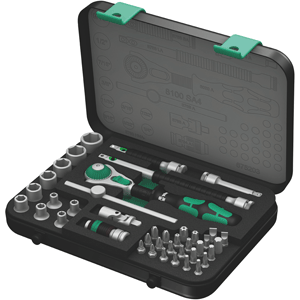 Wera Zyklop 41 Piece Imperial Ratchet Set 1/4" Drive w/Case Wera Zyklop 41 Piece Imperial Ratchet Set 1/4" Drive w/Case