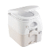 DOMETIC 975 PORTABLE TOILET 5.0 GAL TAN W/ BRACKETS