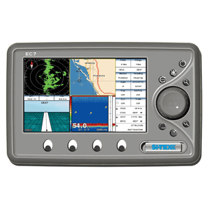 SI-TEX SITEX EC7E CHARTPLOTTER WITH  EXTERNAL ANTENNA & MAX WIDE