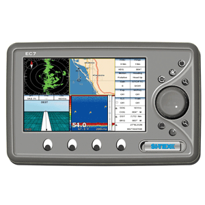 SI-TEX SITEX EC7EF CHARTPLOTTER WITH  EXT ANT FISHFINDER MAX WIDE