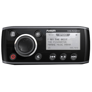 FUSION MS-RA200G AM/FM/WEATHER BAND VHF RECEIVER SIRIUS IPOD