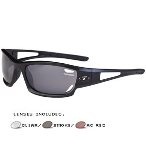 TIFOSI DOLOMITE MATTE BLACK SUNGLASSES