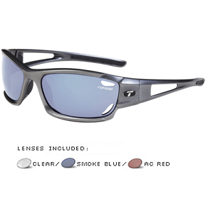 TIFOSI DOLOMITE GLOSS METALLIC SILVER SUNGLASSES