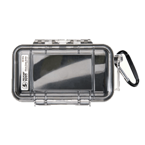 Pelican 1015 Micro Case w/Clear Lid - Black