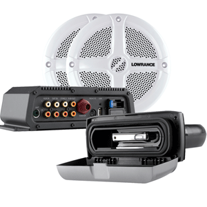 LOWRANCE SONICHUB MARINE AUDIO SERVER W/ MP3 DOCK 2 SPEAKERS