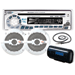 BOSS AUDIO MCK1460W AM/FM/CD MR60 SPEAKERS,MRC5 COVER & ANT