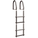 DOCK EDGE SS FIXED 4 STEP LADDER BRUSHED STAINLESS