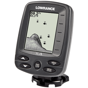 LOWRANCE X-4 FISHFINDER 200KHZ TRANSOM MOUNT TRANSDUCER