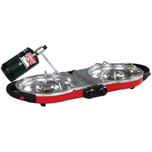 Coleman PerfectFlow&trade; InstaStart Fold N Go 2-Burner Stove