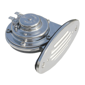 Ongaro Mini Single Drop-In Horn w/SS Grill - 12V Low Pitch
