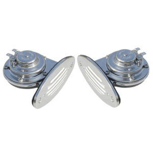 Ongaro Mini Dual Drop-In Horn w/SS Grills High & Low Pitch