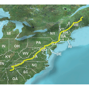Garmin Trailhead Series f/Appalachian Trail - MicroSD/SD Garmin Trailhead Series f/Appalachian Trail - MicroSD/SD