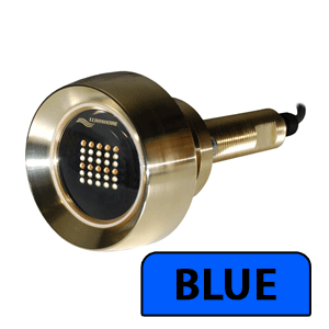 LUMISHORE THRU HULL 72 WATT BLUE UNDERWATER LIGHT