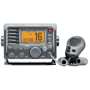 ICOM M504 GRAY VHF RADIO WITH HAILER