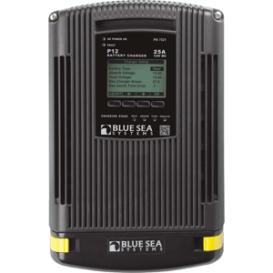 BLUE SEA SYSTEMS BLUE SEA 7521 P12 BATTERY CHARGER 25AMP THREE BANK 12V