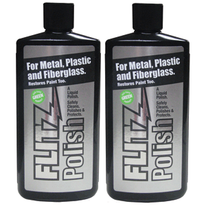 FLITZ POLISH - LIQUID 16 OZ BOTTLE TWO-PACK