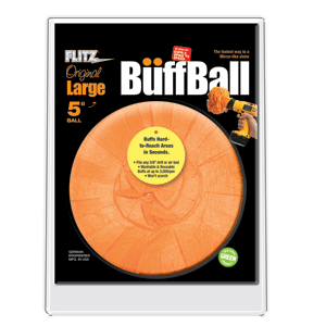 FLITZ BUFF BALL LARGE ORANGE 5" DIAMETER
