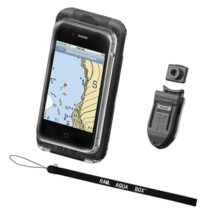 RAM Mount AQUA BOX Pro 10 w/Laynard, Button & Belt Clip