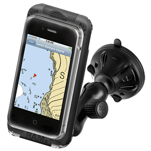 RAM Mount AQUA BOX Pro 10 w/Composite Suction Cup Mount, Cradle, RAM Mount AQUA BOX Pro 10 w/Composite Suction Cup Mount, Cradle,
