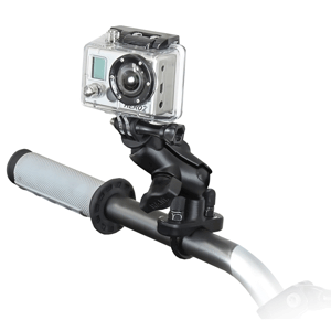 RAM Mount GoPro Hero Short Arm Handlebar Rail Mount RAM Mount GoPro Hero Short Arm Handlebar Rail Mount