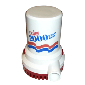 RULE RULE 2000 GPH NON AUTOMATIC BILGE PUMP 24V
