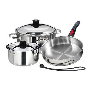 MAGMA NESTABLE 7 PIECE INDUCTION COOKWARE