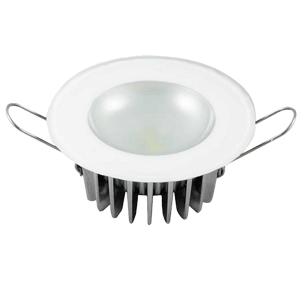 Lumitec Mirage Flush Mount Interior Down Light - Dimmable White