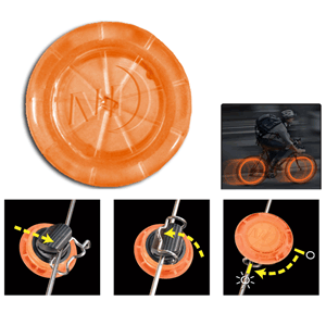 Nite Ize See'em LED Mini Spoke Lights Amber 2 Pack