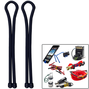 Nite Ize Gear Tie 18" - Black 2 Pack