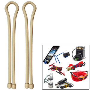 Nite Ize Gear Tie 18" - Desert Tan - 2 Pack