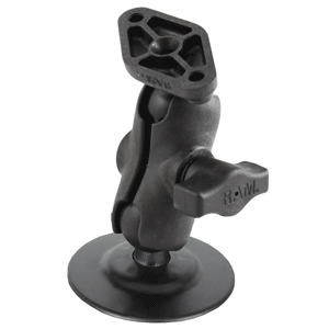 RAM Mount 1" Diameter Ball Mount w/Short Double Socket Arm, 2.5"